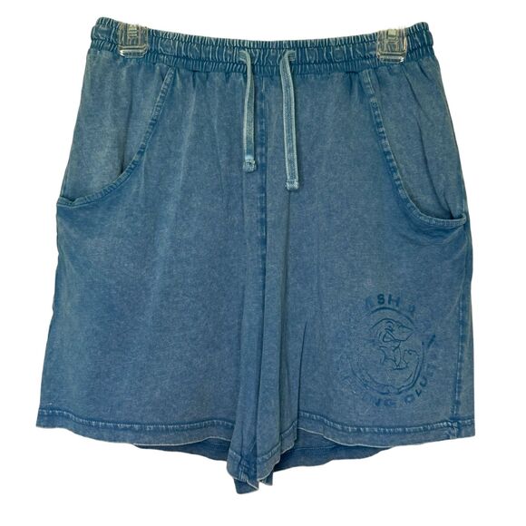 GYMSHARK women's size small S Lifting Club drawstring blue legacy washed shorts - Picture 2 of 11